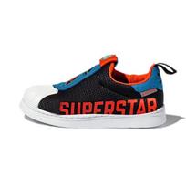 Adidas Superstar 360 X J Black Bright Red Kids Sneakers Core-Black Focus-Blue Q46510 28