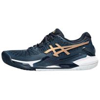 Asics Gel Resolution 9 French Blue Pure Gold Moteriški sportbačiai 1042A268-960 37.5 gray