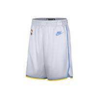Nike Dri-FIT NBA Los Angeles Lakers Colorblock Dry Shorts Men Bottoms White DO9505-100 S