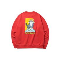 Anta Living Series Emperors Sleep Casual Round Neck Long Sleeve Sweatshirt Couple Men Tops Red 152218732-2 XL