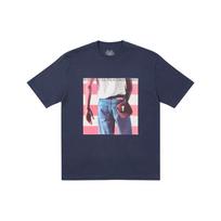 Palace Parody Album Characters Print Short-Sleeve T-Shirt Unisex Tops Navy-Blue P20TS071 M