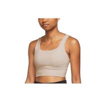 Nike Dri-Fit Medium Support Sports Bra Women Underwear Beige DO6620-104 S brown