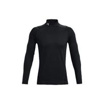 Under Armour ColdGear Infrared Mock Long Sleeve T-Shirt Men Tops Black 1366066-001 L black