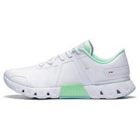 Lining Lingling Shock Absorbing Non-Slip Durable Low-Top Training Shoes Women Shoes White Green AFVT004-17 37 white