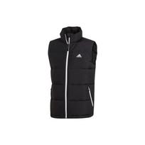 Adidas Logo Print Stand Collar Loose Warm Vest Unisex Vests Black GE9979 L