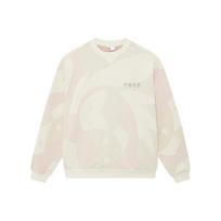 Li Ning Vital Essential Logo Embroidered Round Neck Loose Pullover Sweatshirt Unisex sweatshirt AWDSC75-1 M