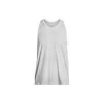 Under Armour UA Vanish Letter Logo Print Lightweight Elastic Breathable Crew Neck Sleeveless Tank Top Men Tops Light-Gray 1382802-023 XL white