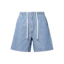 Levis Fresh Series Pure Cotton Striped Straight Casual Shorts Men shorts Blue A2049-0000 XL
