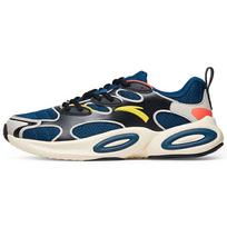Anta Comfortable Shock Absorbing Low Top Running Shoes Men Sneakers Blue Black 112025591-2 42 black
