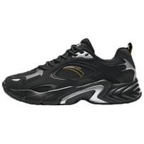 Anta Comfortable Breathable Shock Absorbing Durable Low Top Casual Shoes Men sneakers Black 112438813-4 44 black