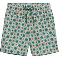 Puma Prep Aop All Over Print Comfortable Lace-Up Casual Shorts Unisex Shorts Green 627954-86 S