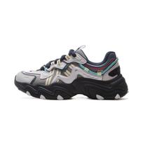 Li-Ning Cat Paw Lite 2 Classic Versatile Retro Thick Sole Non-Slip Wear-Resistant Increased Height Low-Top Dad Shoes Women Sneakers AGCV030-1 37 gray