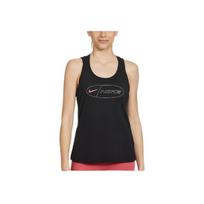 Nike Letter Print Pullover Round Neck Sleeveless Vest Women Tops Black DN6157-010 L