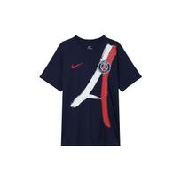 Nike Paris Saint-Germain Patogūs Laisvalaikio Retro Futbolo Trumpomis Rankovėmis Marškinėliai Vyrams Viršutiniai Drabužiai Tamsiai Mėlyni HF0848-410 XL
