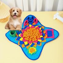 Good Pet Snuffle Mat for Dogs,Interactive Feed Puzzle for Boredom,Encourages Natural Foraging Skills orange