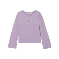 Levis Casual Comfortable Simple Knit Crew Neck Long Sleeve T-Shirt Women Tops 0052A-0002 S