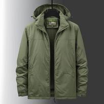 Vyriška „Assault“ neperšlampama striukė, neperšlampama striukė, laisvalaikio striukė, neperšlampama vėjui, vyriška medvilninė striukė. 5XL mėlyna