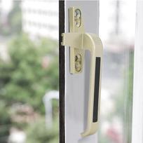 Window Handle Push Window Lock Handle for Aluminum Alloy Flat Opening Window Champagne ColorRight Handle beige