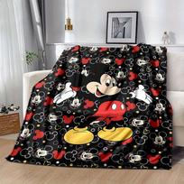 1pc, Cozy Mickey Mouse Home Decor Blanket: Perfect Gift for Bedroom, Living Room, Travel, Camping, Car 80x120cm