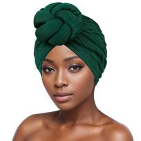 Moterų mados turbanai Naujas burbulinis audinys Didelė plokštelė Gėlė Elastingas Laisvalaikio Patogus ir kvėpuojantis Kasdienė skrybėlė Galvos juosta Skrybėlė One Size brown