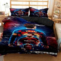 Lionel Mesi Beding set Fotbal Star Soft Duvet Cover Set Beding Set King Quen Double Twin Sized Dimensions Warm Comforter Cover Set For Decor 100*200cm Single