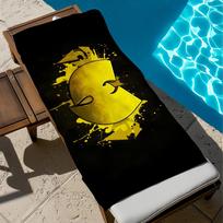 Hip Hop Team Wu-Tang C-Clan Music Towel Soft Pool Gift For Travel Gym Shower Camping Quick Dry Sports Large Beach Towel W30*H60(CM)