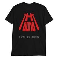 H-BOMB shirt HEAVY METAL NWOBHM FRENCH METAL 80s vintage XXXXL red