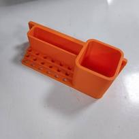 Dual Compartments Tool Storage Box Hex Bit Slots Drill Bit Organizer  DIY Repair