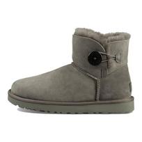 UGG Mini Bailey Button II Grey (Womens) Women Sneakers 1016422-GREY 36 gray