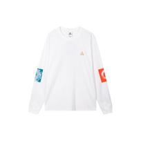 Nike ACG Series Letter Pattern Print Crew Neck Long Sleeve T-Shirt Men Tops White DX9453-100 L white