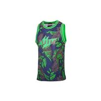 Jordan Wings Loose Fit Palm Print Basketball Vest Men Tops Lavender CJ4315-554 XL