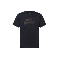 Nike SB Skateboard Big Swoosh Colorful Logo Sport Tee Men Tops Black CW1463-010 XL