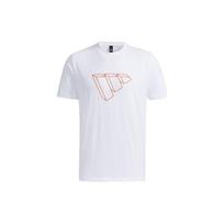 Adidas Fi Tee Sub Bos 3D Logo Print Crew Neck Short Sleeve T-Shirt Men Tops White GP0981 M