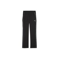 Puma X Sophia Chang Collaboration Aop Wide Leg Pants Retro Sports Color Block Design Mid Rise Casual Pants Women Pants Black 624631-01 S