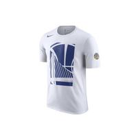 Nike Dri-Fit Golden State Warriors Printed Crew Neck Sports T-Shirt Men Tops White AJ2444-100 XXL gray