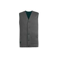 Adidas Solid Color Logo Button Windproof Reversible Vest Men Vests Green HG3260 XL