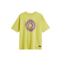 Levis Geometric Pattern Printed Crew Neck Pullover T-Shirt Men Tops Green A1005-0007 M