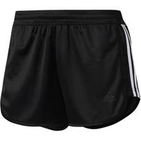 Adidas Basic Sports Series Comfortable Striped Knit Training Shorts Women Shorts Black White BQ6793 XL black