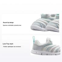 Nike Dynamo Free TD White Dusty Cactus Baby Sneakers Pure-Platinum Blue-Beyond 343938-105 27