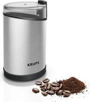 Krups | GX204D | Coffee Grinder | 200 W | Coffee beans capacity 85 g | Lid safety switch | Number of cups 12 pc(s) | Silver GX204D | 3045380022140