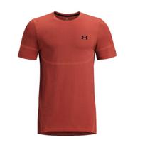 Under Armour Vanish Elite Seamless Comfortable Skin-Friendly Versatile Breathable Short Sleeve T-Shirt Men Tops Flame 1376781-847 3XL brown