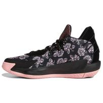 adidas Dame 7 Rose City Men Sneakers Black Core-Black Glow-Pink FZ1092 40⅔ gray