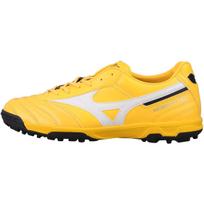 Mizuno Morelia 2 Rro AS Comfortable Versatile TF (Rubber Studs) Non-Slip Wear-Resistant Soccer Shoes Men Soccer Shoes Yellow White P1GD221401 44