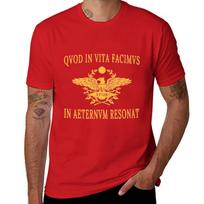 What we do in life echoes in eternity T-Shirt cute clothes summer clothes clothes for men S