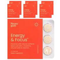 NeuroGum, Enhancing Energy and Focus, Cinnamon, 6 Pack, 9 each