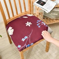 Elastic Floral Printed  elastic milk silk stool cover, dustproof chair cover, hotel home chair cover decoration and beautification Universal sizes