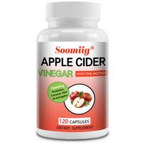 Apple Cider Vinegar - Contains Probiotics, Coconut, Aloe Vera 120 Capsules 120 Capsules