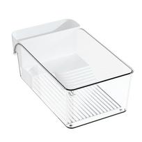 Transparent Turtle Tank Basking Area Plastic Reptile Terrarium with Climbing Spot Dry Wet Separation Turtle Basking Platform