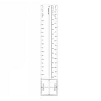 CNP-3 Professional Slide Rule for Air Navigation Angle Measurement Distance Estimation Scale Conversion 38.1x7cm China Mainland