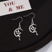 Sun Star & Snowflake Planet Earrings - Creative, Stylish, Simple Design